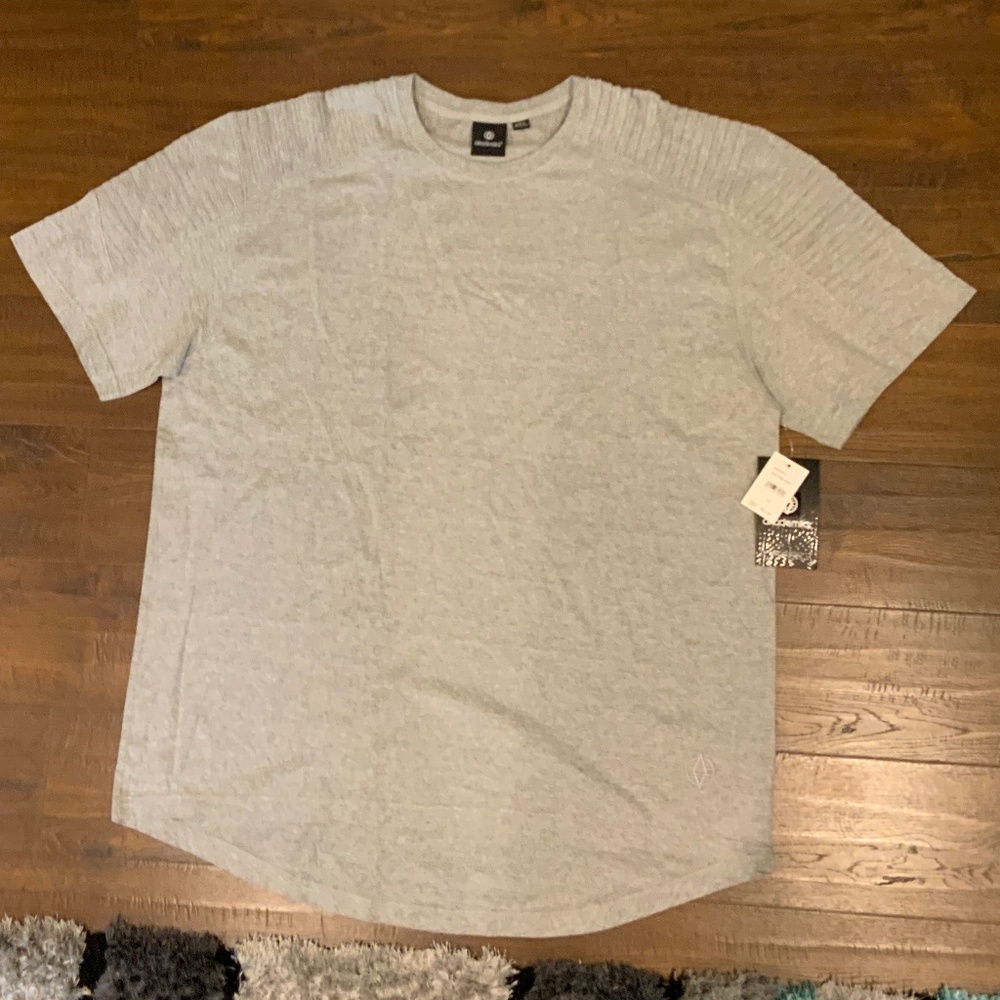 Akademiks Heather Gray Casual Men’s Shirt 4XL